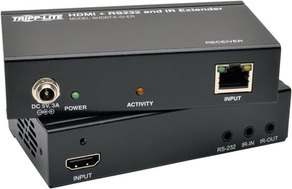 Tripp LITE HDBaseT Lite HDMI Over Cat5e Cat6 Extender Serial IR 500ft Range Serial &amp; IR (500 ft)