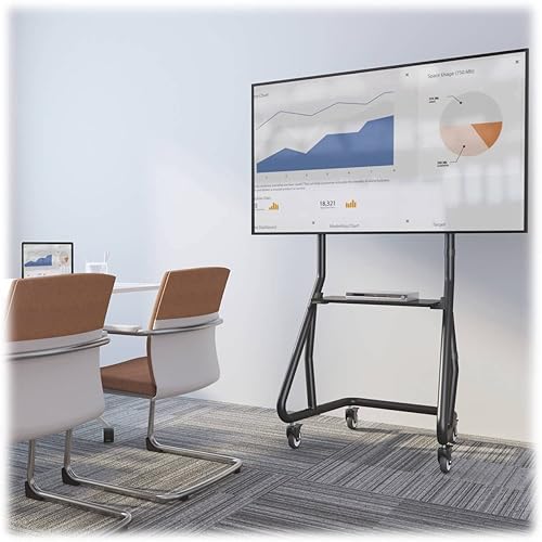 Tripp Lite Heavy-Duty Mobile TV Floor Stand Cart, 60 to 105 inch Displays, VESA-Compliant, Secure Display Combination Lock, Cable Management Routes, 5-Year Manufacturer's Warranty (DMCS60105HDS) 60" to 105" Displays