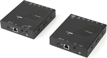StarTech.com 4K HDMI Over IP Extender 4K 30Hz Video Control Software App HDMI Extender HDMI Extension AV Over IP (ST12MHDLAN4K) Kit - Transmitter and Receiver 4K - HDMI