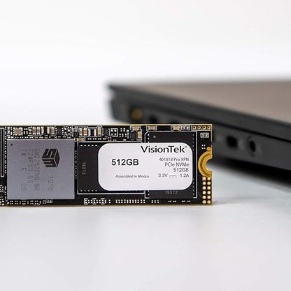 VisionTek 512GB PRO XPN M.2 NVMe SSD Internal Solid State Drive with 3D NAND Technology for Desktop Computers, Laptops and Mac Systems (901306)