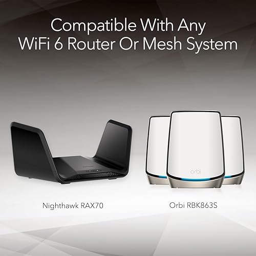 NETGEAR Nighthawk WiFi 6 USB 3.0 Adapter (A7500) – AX1800 Dual-Band Wireless Gigabit Speed (Up to 1.8Gbps) – Works with Any WiFi 6 or WiFi 5 Router Or Mesh System - for Windows PC