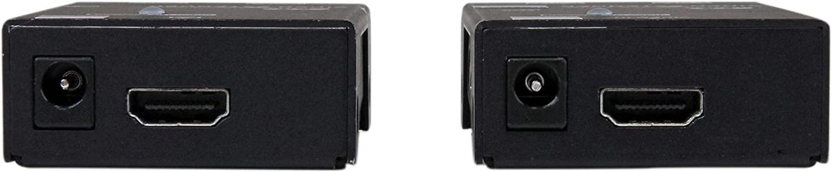 StarTech.com HDMI Over CAT5/CAT6 Extender with Power Over Cable - 165 ft (50m) HDMI Video/Audio Over Dual Ethernet Cable Extender (ST121SHD50),Black