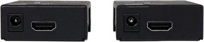 StarTech.com HDMI Over CAT5/CAT6 Extender with Power Over Cable - 165 ft (50m) HDMI Video/Audio Over Dual Ethernet Cable Extender (ST121SHD50),Black