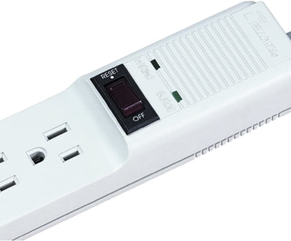 Fellowes 6-Outlet Surge Protector 1.4" x 10.9" x 1.9"