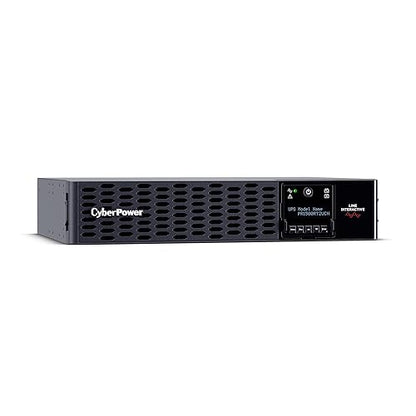 CyberPower PR1500RT2UCN Smart App Sinewave UPS System, 1500VA/1500W, 8 Outlets, 2U Rack/Tower, RMCARD205 Pre-Installed, Built-in Cloud Monitoring Network Card 1500VA