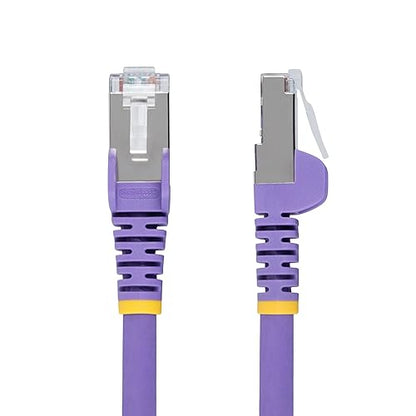 StarTech.com 50ft Purple CAT6a Ethernet Cable, Snagless RJ45, 10GbE, 100W PoE++, S/FTP, 500MHz, 27AWG Pure Bare Copper, LSZH Purple 50 ft.