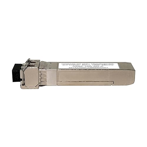 Eaton Tripp Lite Series SFP-10G-SR Cisco Compatible 10GBase-SR SFP+ Transceiver Module, LC Duplex Multimode Fiber MMF, 10 Gbps, 850 nm, 1312 Feet / 400 Meter Length, 3-Year Warranty (N286-10G-SR-C)