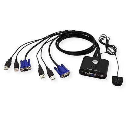 ATEN CS22U 2-Port USB Cable KVM Switch