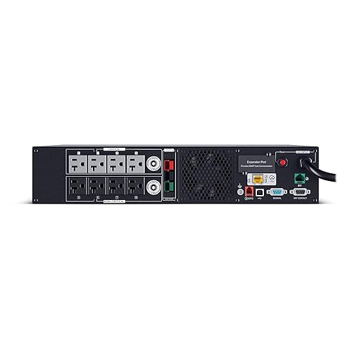 CyberPower PR2200RTXL2UC Smart App Sinewave UPS System, 2200VA/2200W, 8 Outlets, 2U Rack/Tower, AVR, EBM Option, Built-in Cloud Monitoring Expandable 2200VA 30A