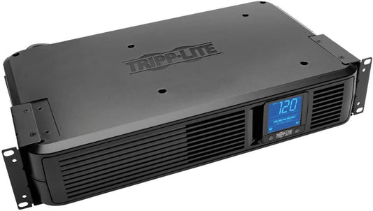 Tripp Lite SMART1500LCD 1500VA Smart UPS Battery Back Up, 900W Rack-Mount/Tower, LCD, AVR, USB, DB9, 3 Year Warranty &amp; Dollar 250,000 Insurance Black