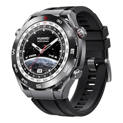 HUAWEI Watch Ultimate Smartwatches, Zirconium-Based Liquid Metal, Data-Driven Health Monitoring, Offline Contour maps, 100-metre Water Resistance, Two-Week Battery Life, Black