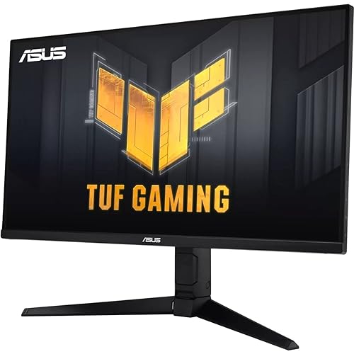 ASUS TUF Gaming 28” 4K 144HZ DSC HDMI 2.1 Gaming Monitor (VG28UQL1A) - UHD (3840 x 2160), Fast IPS, 1ms, Extreme Low Motion Blur Sync, G-SYNC Compatible, FreeSync Premium, Eye Care, DCI-P3 90%