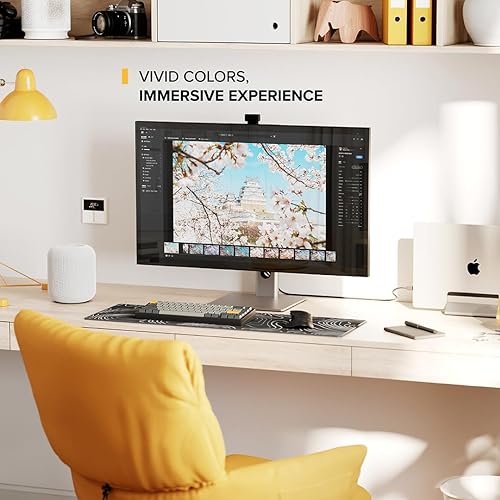 ALOGIC Clarity Pro 27" UHD 4K Monitor with USB-C Power Delivery and Inbuilt 8MP Auto Retractable Webcam