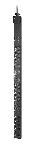 APC Netshelter Switched Rack PDU, 9000 Series, APDU9967, 0U Vertical, 208V, 60A, 3Phase, Input Plug IEC IEC 309 60A 3P+PE, 32 Outlets, 6.5' Cord