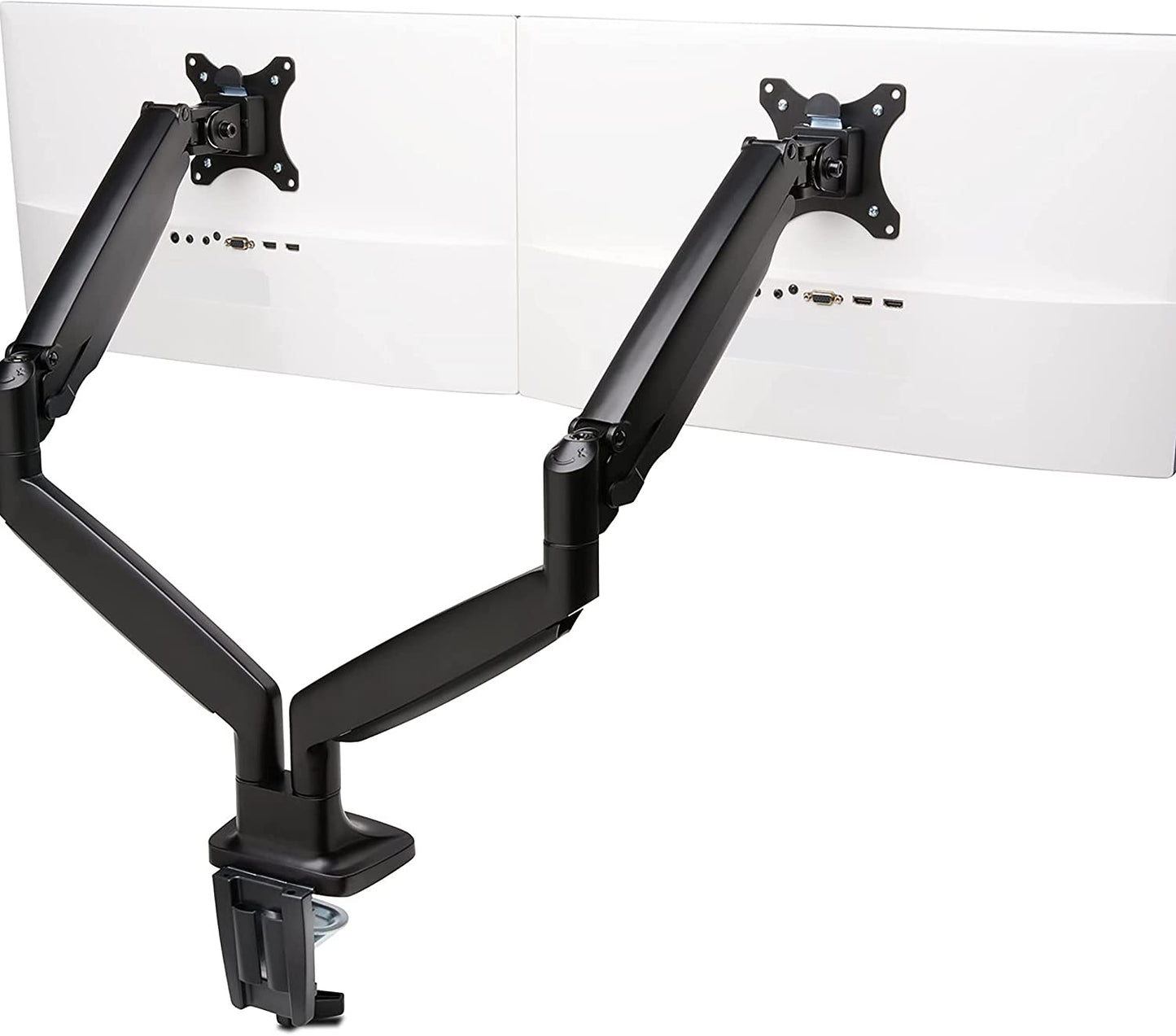 Kensington SmartFit® One-Touch Height Adjustable Dual Monitor Arm - Black (K59601WW) dual arm black