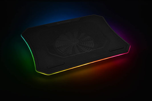 Thermaltake Massive 20 RGB Steel Mesh Panel Single 200mm Fan 10"-19" Laptop Notebook Cooling Pad CL-N014-PL20SW-A 10"-19" Panel