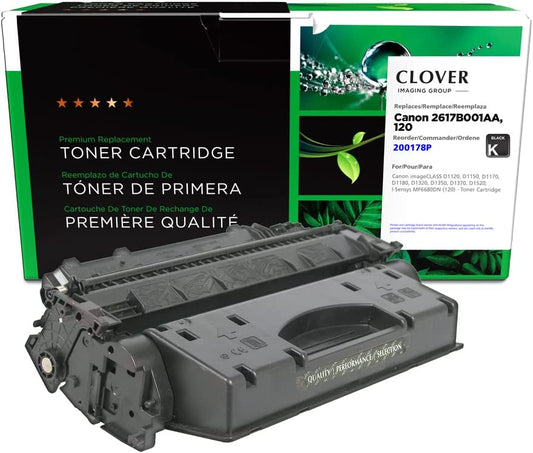 Clover imaging group Clover Remanufactured Toner Cartridge Replacement for Canon 2617B001AA (120) | Black