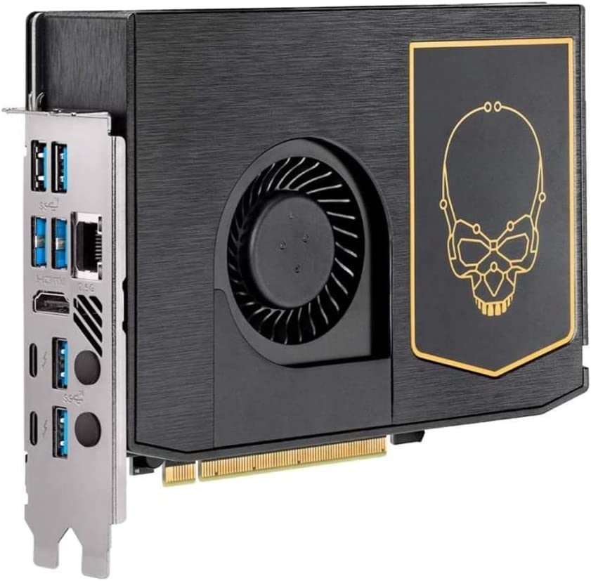 Intel NUC 11 Extreme Kit NUC11BTMi7 Gaming Barebone System - Mini PC - (no Cord, add SKU 60299C Cord) 11th Gen i7-11700B (8 Core) - Intel WM590 Chip - 64 GB DDR4 SDRAM DDR4-3200 Maximum RAM Support