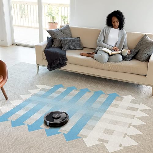 Shark Matrix Plus 2in1 Robot Vacuum & Mop with Sonic Mopping, Matrix Clean, Home Mapping, HEPA Bagless Self Empty Base, CleanEdge, for Pet Hair, WiFi, Black/Silver, RV2610WACA (Canadian Version)