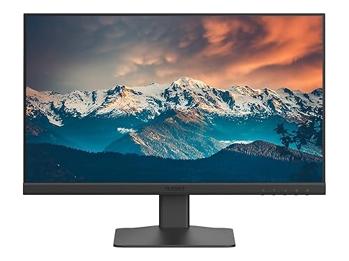 Planar PXN2200 Full HD Thin Profile 22" IPS LED LCD Monitor with Wide Viewing Angle Narrow Bezel and Integrated Speakers, Black
