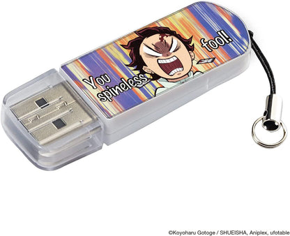 Verbatim Officially Licensed Limited Edition 32GB Demon Slayer: Kimetsu no Yaiba Thumb Drive - Tanjiro Kamado - Anime Design USB 3.0 Flash Drive