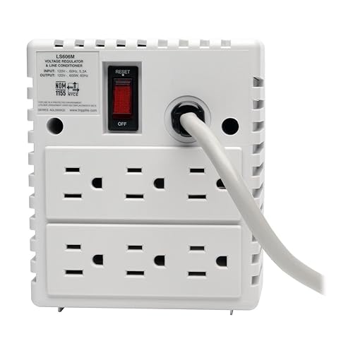 Tripp Lite Line Conditioner 600W Avr Surge 120V 5A 60Hz 6 Outlet 6Ft Cord Product Category: Power Equipment/Other Equipment