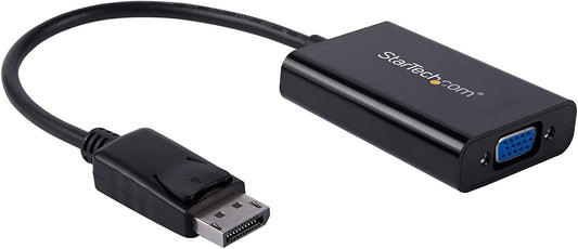 StarTech.com DisplayPort to VGA Adapter with Audio 1920x1200 DP to VGA Converter for Your VGA Monitor or Display (DP2VGAA)