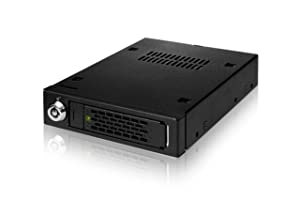 ICY DOCK Rugged Full Metal 2.5” SATA HDD &amp; SSD Mobile Rack for External 3.5" Drive Bay | ToughArmor MB991SK-B