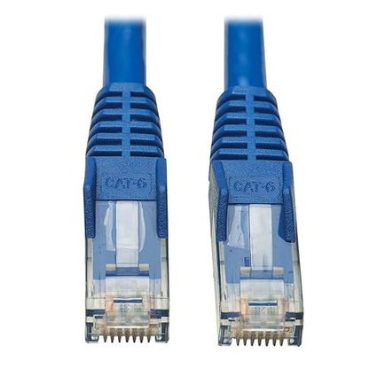 Tripp Lite Cat6 Ethernet Cable, RJ45 M/M Gigabit, Snagless, Molded, UTP, PoE, CMR-LP Patch Cable, 6 ft. Blue (N201P-006-BL)