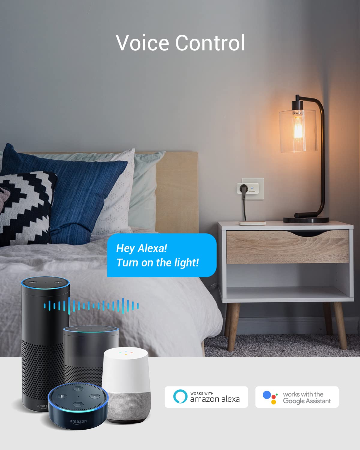 EZVIZ Smart Plug T30-B 1 Pack