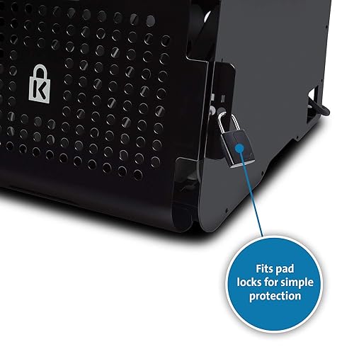 Kensington Universal AC Lock & Charge Station (K62880NA), Black