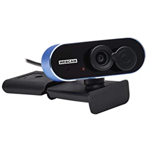 Tripp Lite USB Webcam with Microphone &amp; Privacy Cover for Laptop/Desktop, HD 1080p/30fps, Included USB-C Adapter, Universal Rotating Mounting Clip, H.264 Video Compression, 3-Year Warranty (AWC-002)