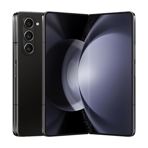 Samsung Galaxy Z Fold5 512GB Phantom Black, 6.2 cover screen, Dual App Multi Tasking, Dex Productivity, IPX8 Rating, Google meet live sharing, S-Pen compatible (CAD version and Warranty) Phantom Black 512 GB Z Fold5 Phone Only