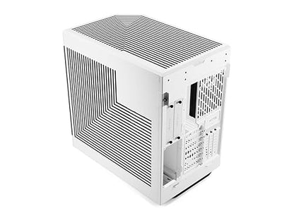 HYTE Y60 Modern Aesthetic Dual Chamber Panoramic Tempered Glass Mid-Tower ATX Computer Gaming Case with PCIE 4.0 Riser Cable Included, Snow White (CS-HYTE-Y60-WW)