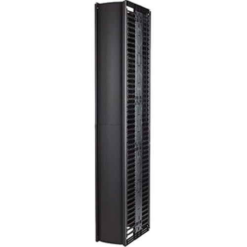 APC by Schneider Electric Cable Manager - Cable Manager - Black - 42U Rack Height