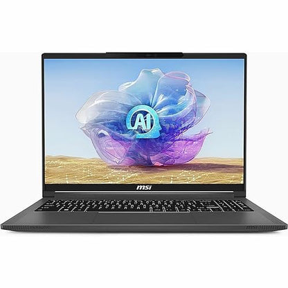 MSI CreatorPro 16 AI Studio A1VKG-090US 16" UHD+ MiniLED 120hz 100% DCI-P3 Professional Creator Laptop, Intel Core Ultra 9-185H, RTX 3000, 32GB DDR5, 1TB NVMe SSD, Windows 11 Pro