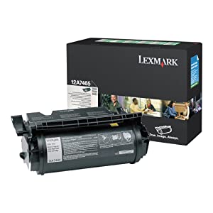 Lexmark 12A7465 Extra High-Yield Toner Cartridge, Black - in Retail Packaging
