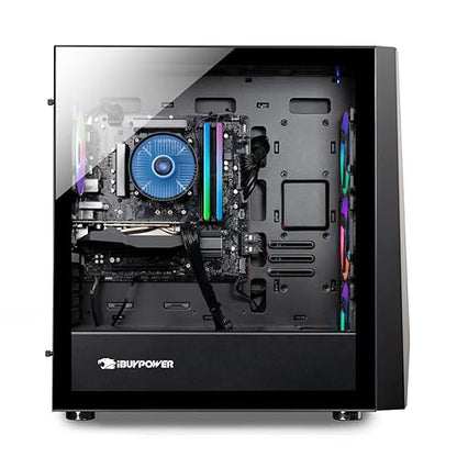 iBUYPOWER Trace Mesh Gaming PC Computer Desktop TMI7N46T01, Intel Core i7 14700F, NVIDIA GeForce RTX 4060 Ti 8GB, 32GB DDR5 5600 RGB, 1 TB NVMe SSD, WiFi Ready, Windows 11 Home