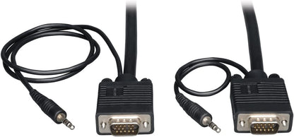 TRIPP LITE P504-035 VGA Coax High Resolution Monitor Cable Audio HD15 3.5mm M/M 35-Feet