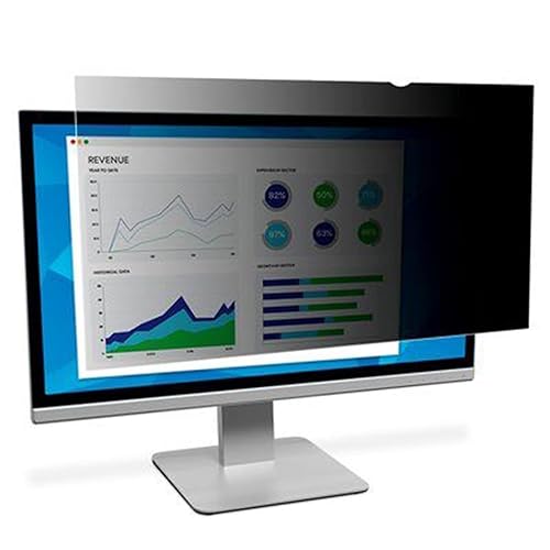 3M™ Privacy Filter for 27 in. Full Screen Monitors, PF270W9E Black 27" Full Screen Monitor