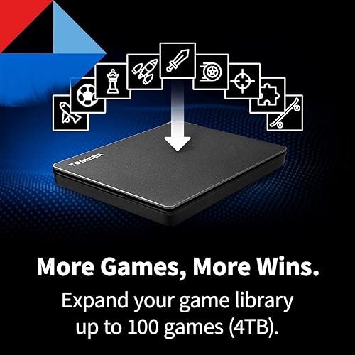 Toshiba Canvio Gaming External Hard Drive 2000 GB
