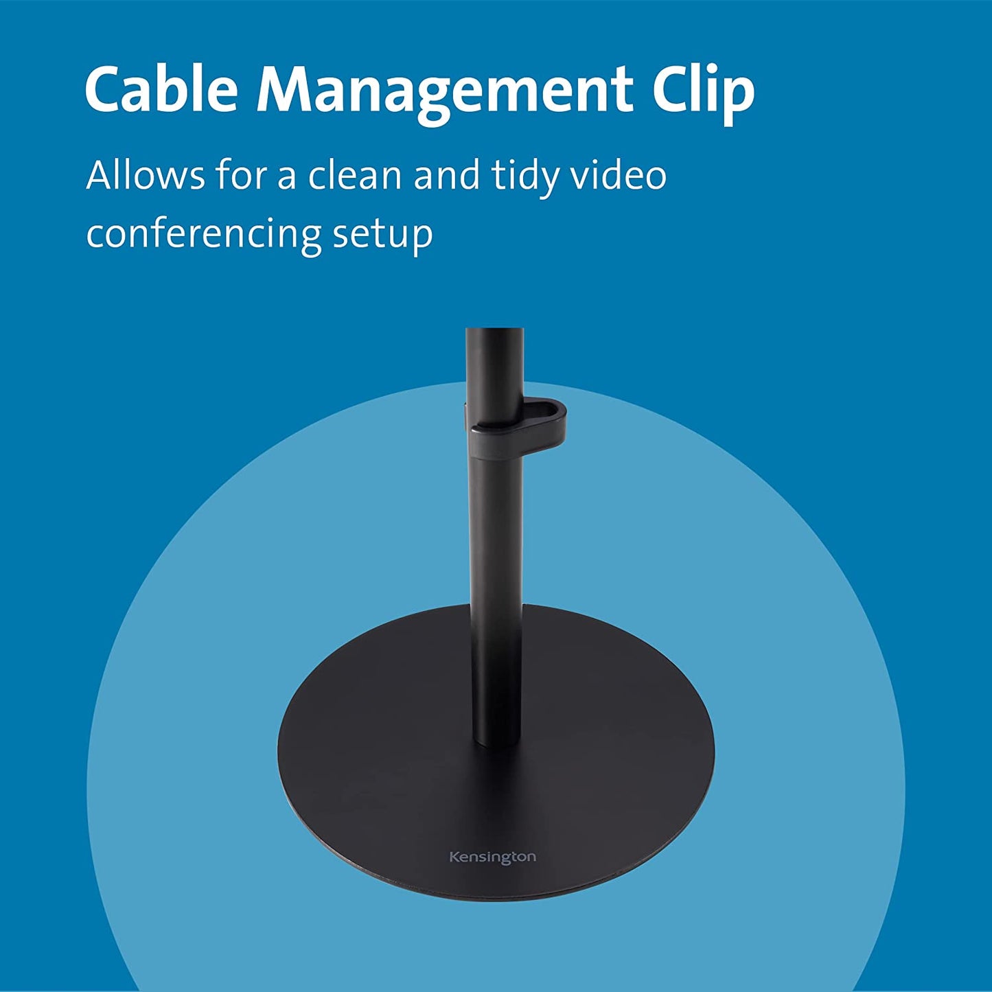 Kensington A1010 Telescoping Desk Stand for Video conferencing Microphones, webcams, and Lighting Systems (K87651WW)