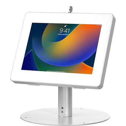 CTA Digital Hyperflex Security Kiosk Stand for Tablets (White)