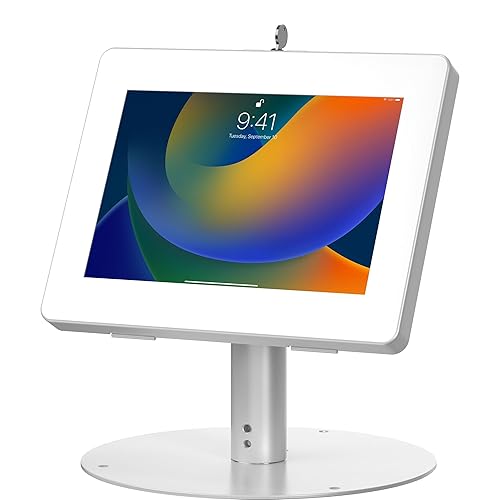 CTA Digital Hyperflex Security Kiosk Stand for Tablets (White)
