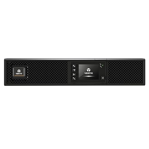 Liebert GXT5 UPS - 2000VA/1800W 120V, Online Double Conversion Rack Tower, Energy Star, Uninterruptible Power Supply, Sine Wave Battery Backup, with Network Card(GXT5-2000LVRT2UXL)