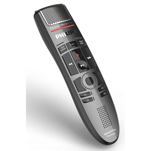 PHILIPS SMP3700 SpeechMike Premium Touch Precision USB Microphone - Push Button Operation. PowerMic Replacement