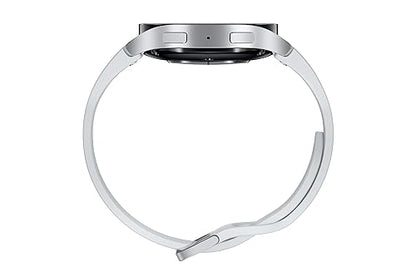 Samsung Galaxy Watch6, Silver, 44mm, Bluetooth, Sleep Coaching, ECG, Heart Monitor, Fall Detection, SOS, Fitness Tracker, Camera Access, Digital Wallet (CAD Version and Warranty) Silver 44mm BT Watch Only