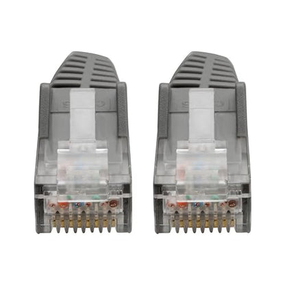 Tripp Lite N201-06N-GY Cat6 Gigabit Ethernet Snagless Molded Patch Cable 24 AWG 550MHz Premium UTP, Gray, RJ45 M/M 6
