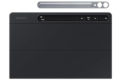 Samsung Galaxy Tab S9+ and Tab S9 FE+ Book Cover Keyboard Slim Case Black (CAD version & warranty)
