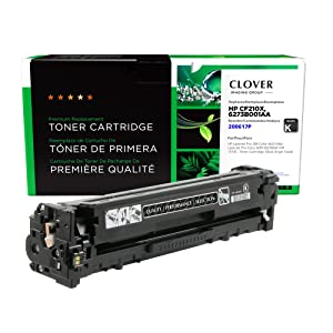 Clover imaging group Clover Remanufactured Toner Cartridge Replacement for HP CF210X (HP 131X) | Black | High Yield 2,400 Black
